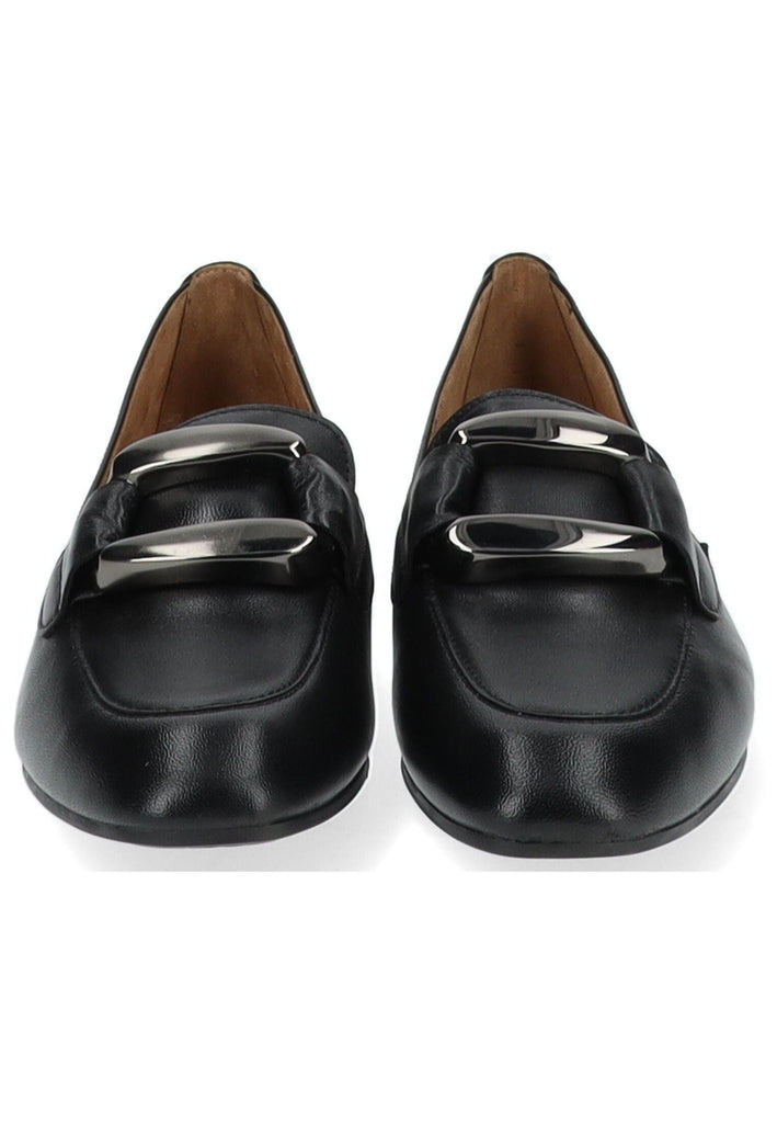 Gabor Slipper Nappaleder Schwarz/Silber