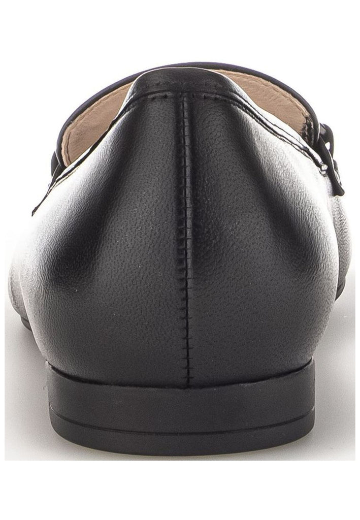 Gabor Slipper Nappaleder Schwarz/Silber