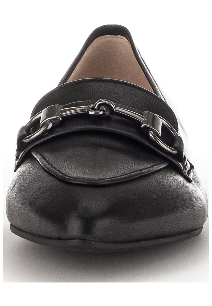 Gabor Slipper Nappaleder Schwarz/Silber