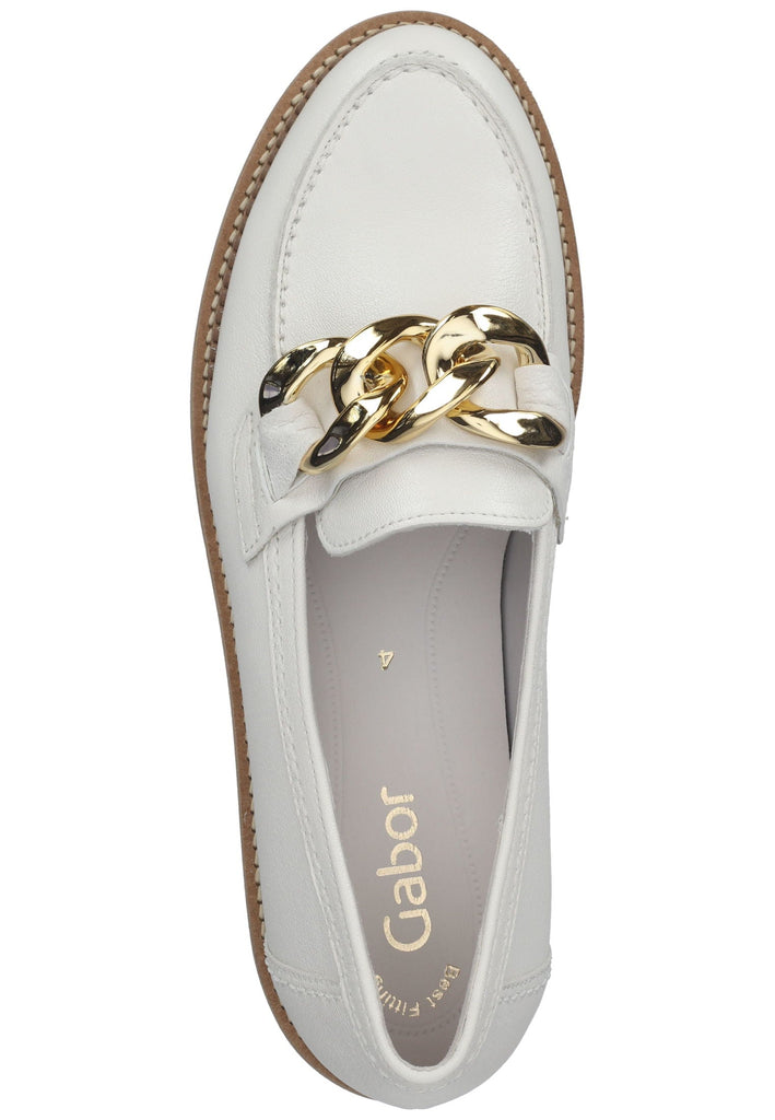 Gabor Slipper Nappaleder Weiß