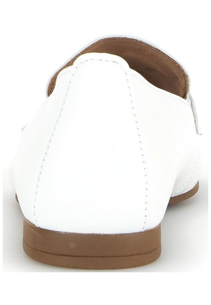 Gabor Slipper Nappaleder Weiß/Silber