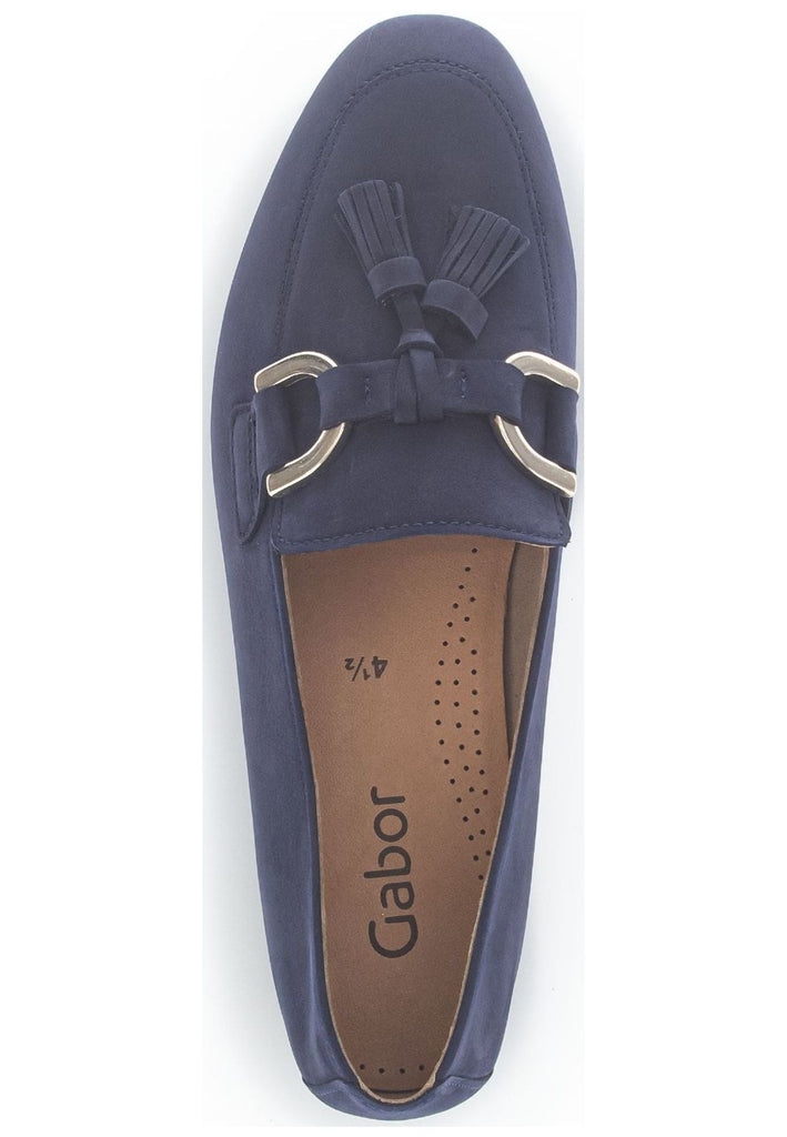Gabor Slipper Nubukleder Dunkelblau