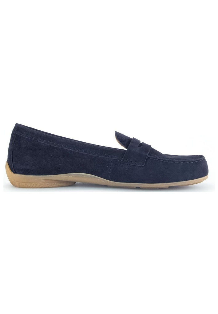 Gabor Slipper Veloursleder Atlantik