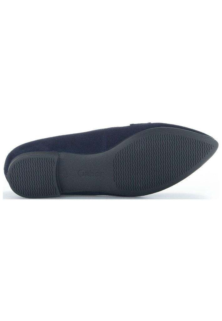 Gabor Slipper Veloursleder Atlantik