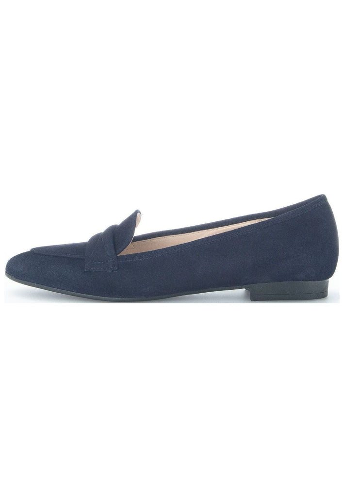 Gabor Slipper Veloursleder Atlantik