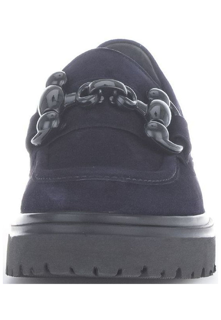 Gabor Slipper Veloursleder Atlantik