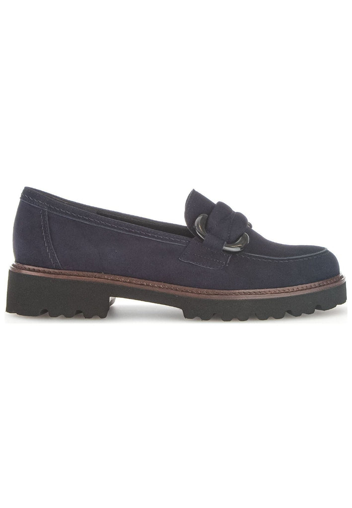 Gabor Slipper Veloursleder Atlantik