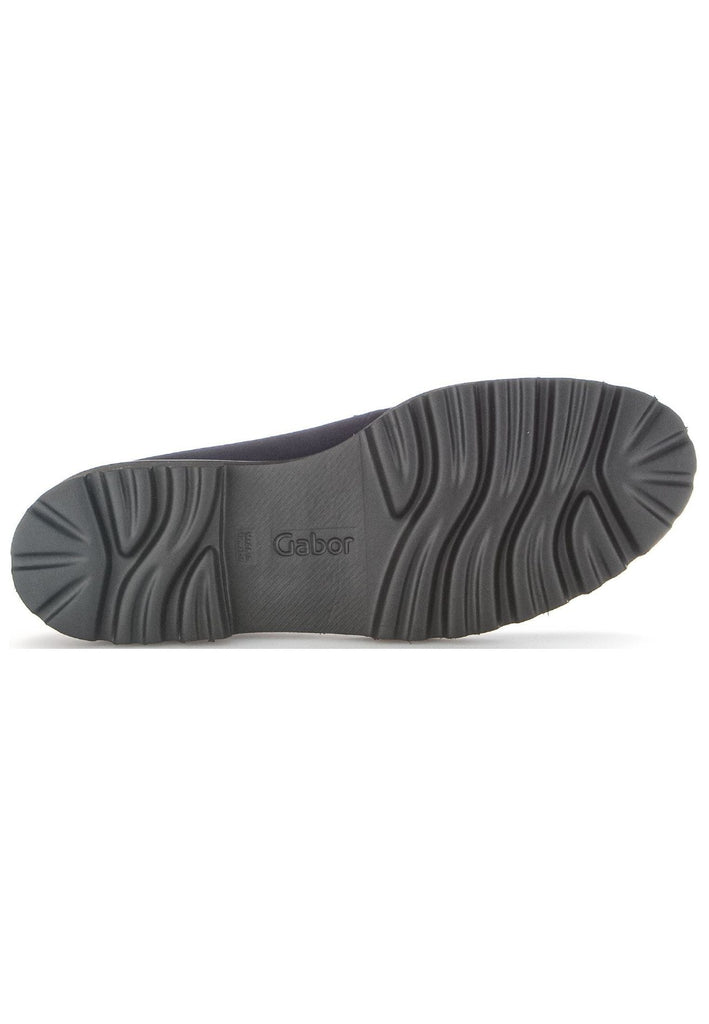 Gabor Slipper Veloursleder Atlantik