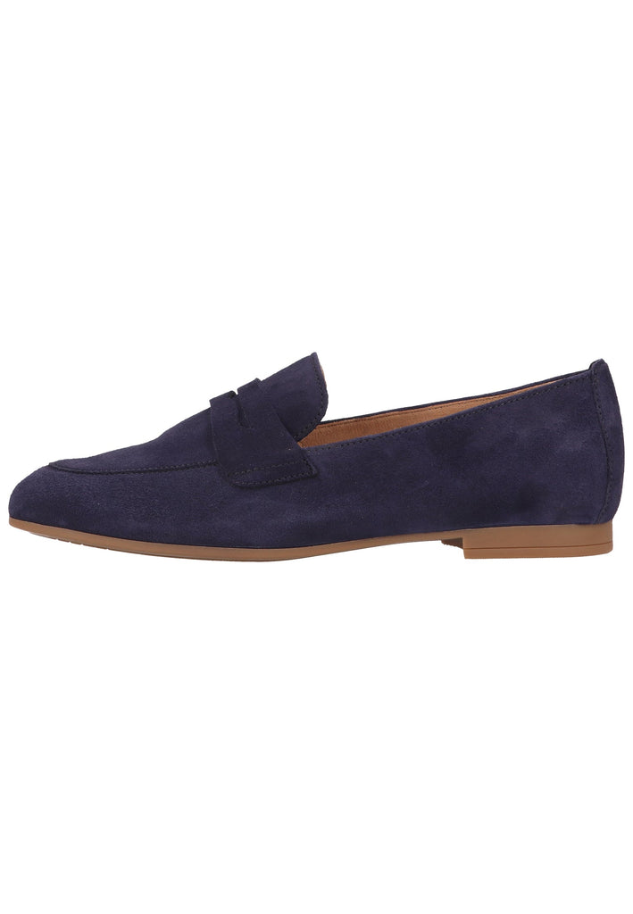 Gabor Slipper Veloursleder Blau