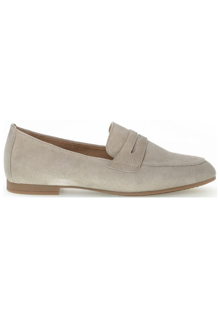 Gabor Slipper Veloursleder Braun/Grau