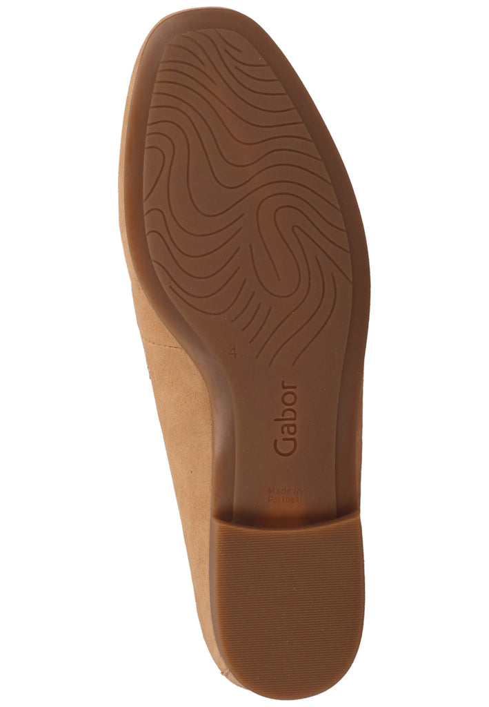 Gabor Slipper Veloursleder Caramel