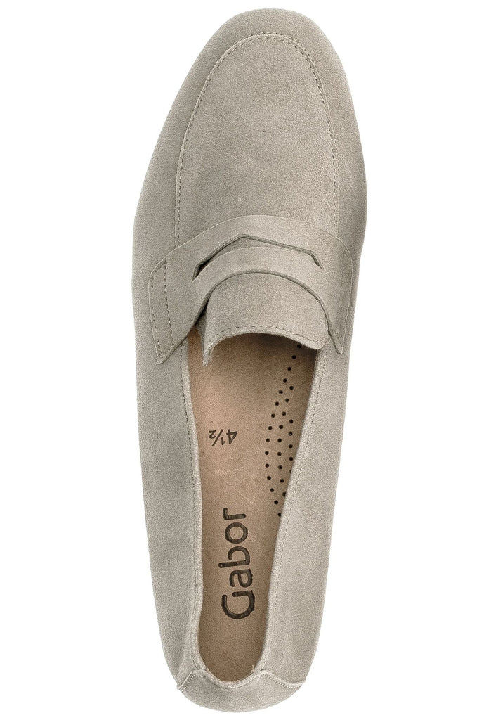 Gabor Slipper Veloursleder Grau