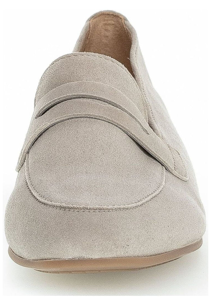 Gabor Slipper Veloursleder Grau