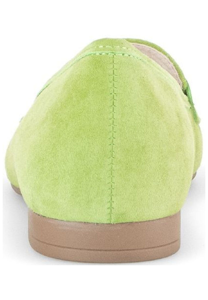 Gabor Slipper Veloursleder Hellgrün
