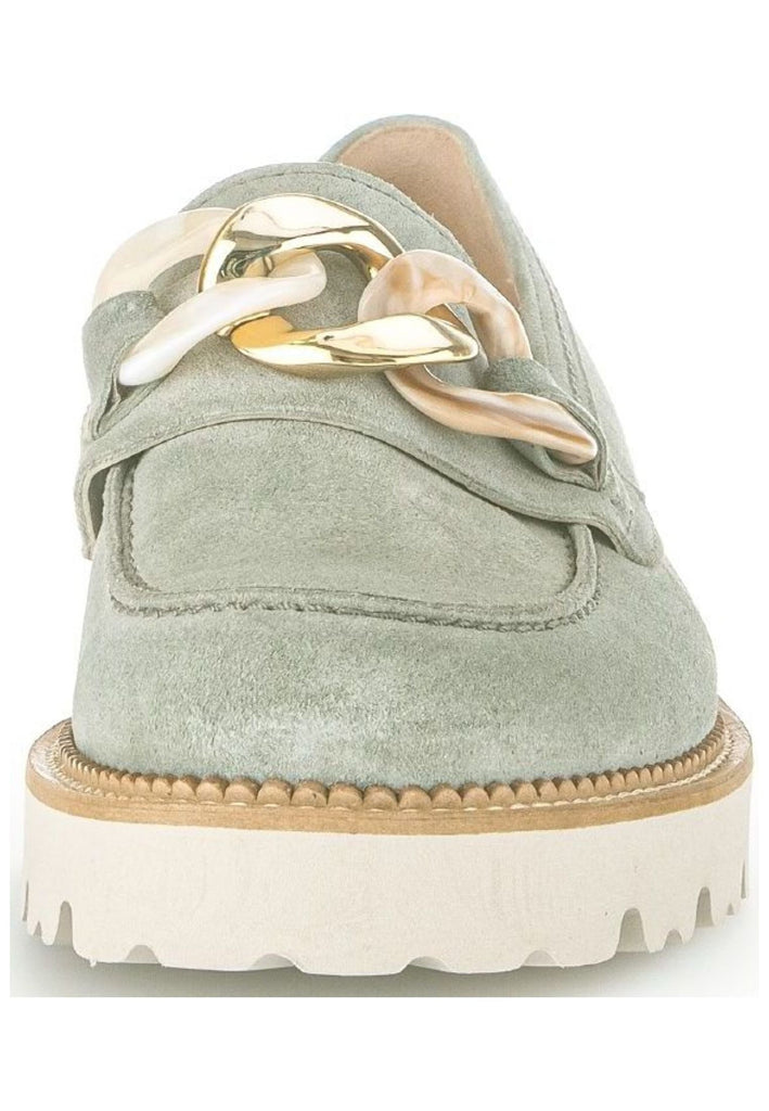 Gabor Slipper Veloursleder Khaki