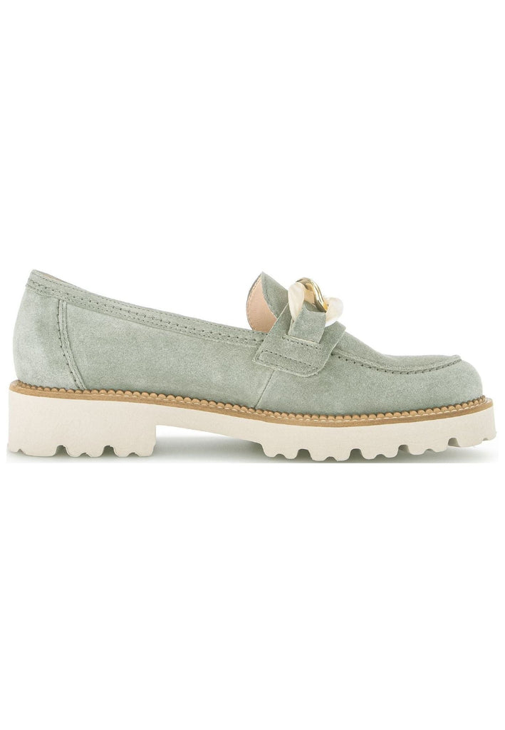 Gabor Slipper Veloursleder Khaki