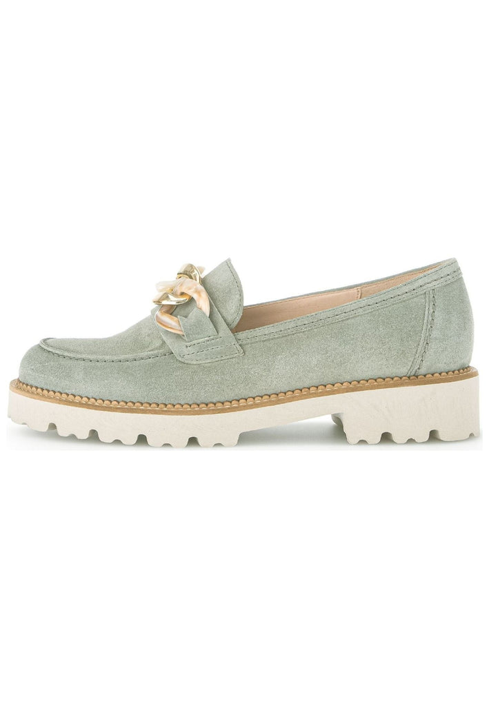 Gabor Slipper Veloursleder Khaki