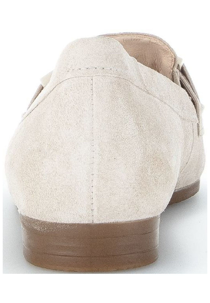 Gabor Slipper Veloursleder Leinen