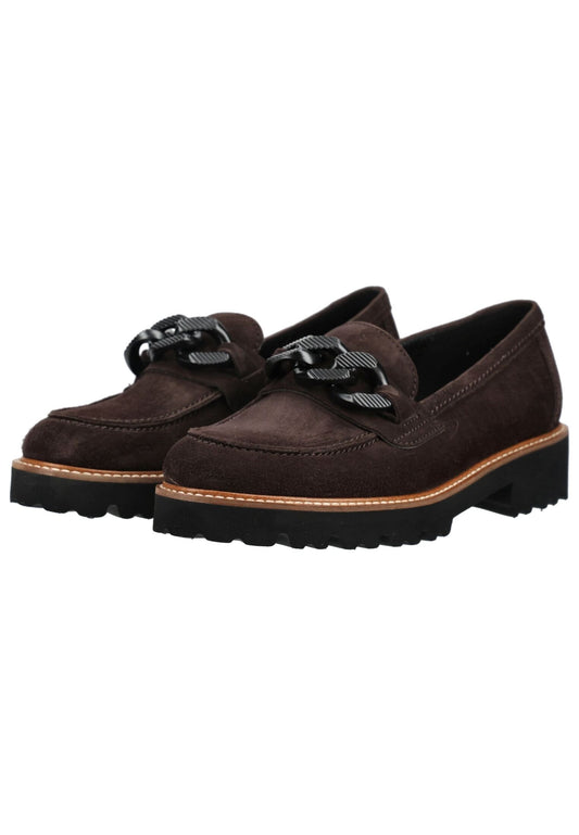 Gabor Slipper Veloursleder Mocca