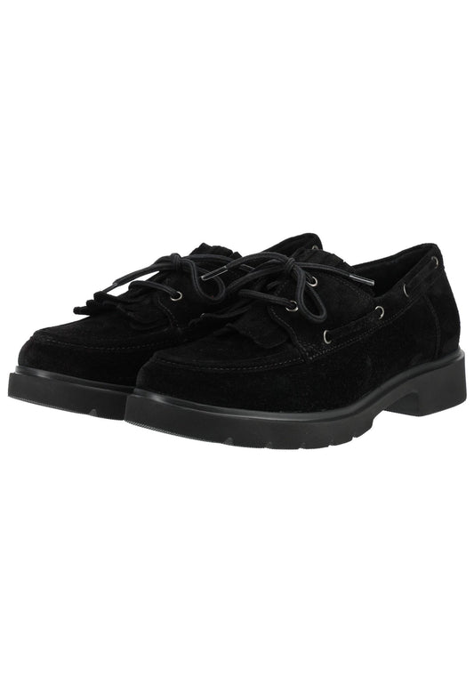 Gabor Slipper Veloursleder Schwarz