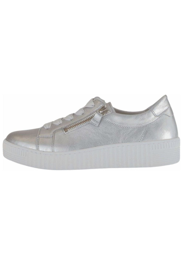 Sneaker Gabor Sneaker Leder Silber