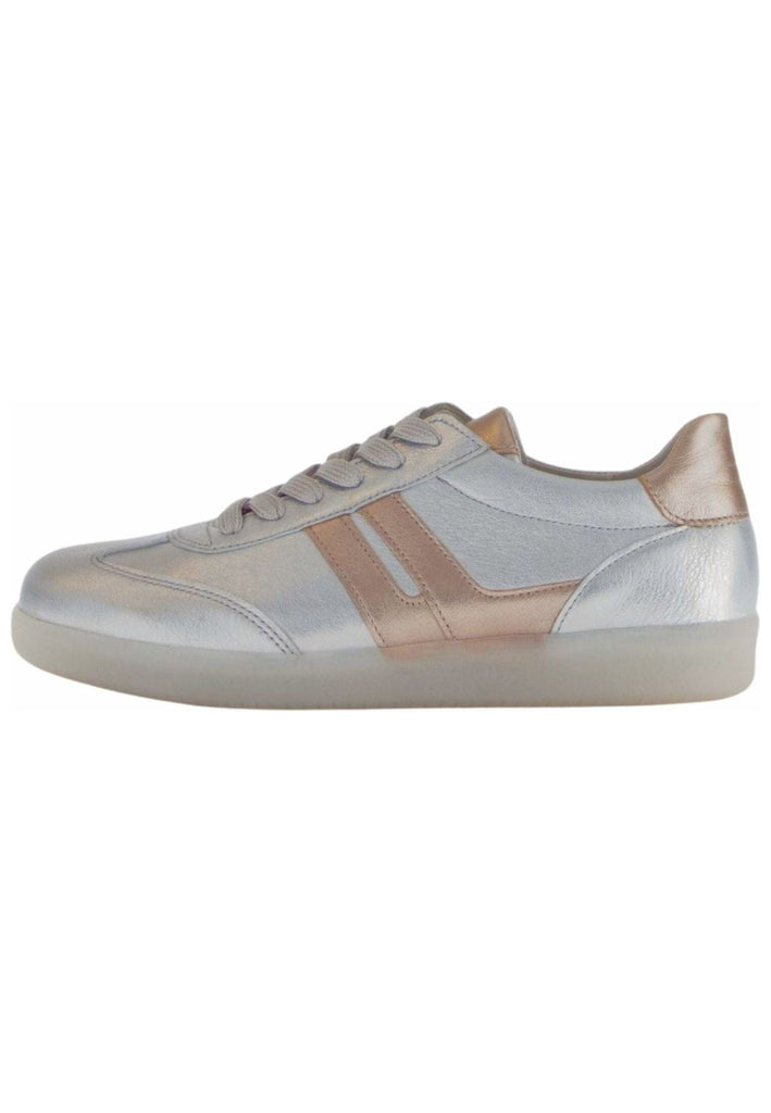 Sneaker Gabor Sneaker Leder Silber/Beige