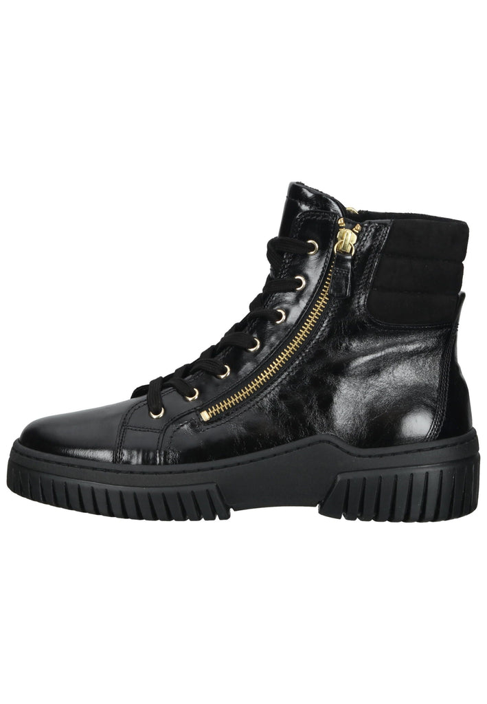 Sneaker Gabor Sneaker Leder/Textil Schwarz Lack