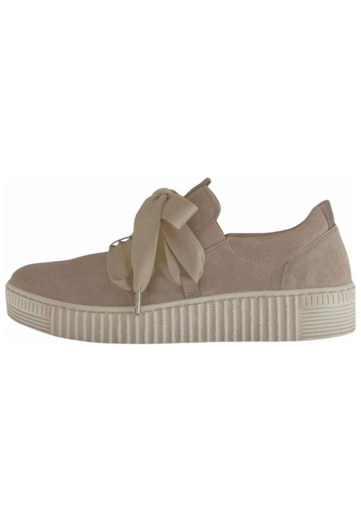 Sneaker Gabor Sneaker Veloursleder Beige