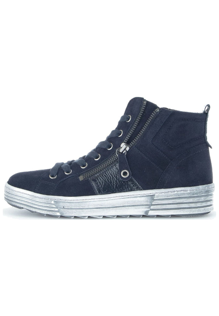 Sneaker Gabor Sneaker Veloursleder/Textil Atlantik