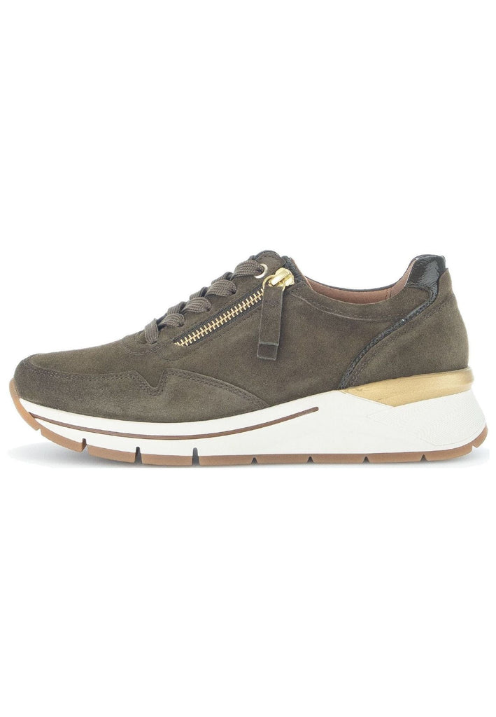 Sneaker Gabor Sneaker Veloursleder/Textil Dunkelgrün