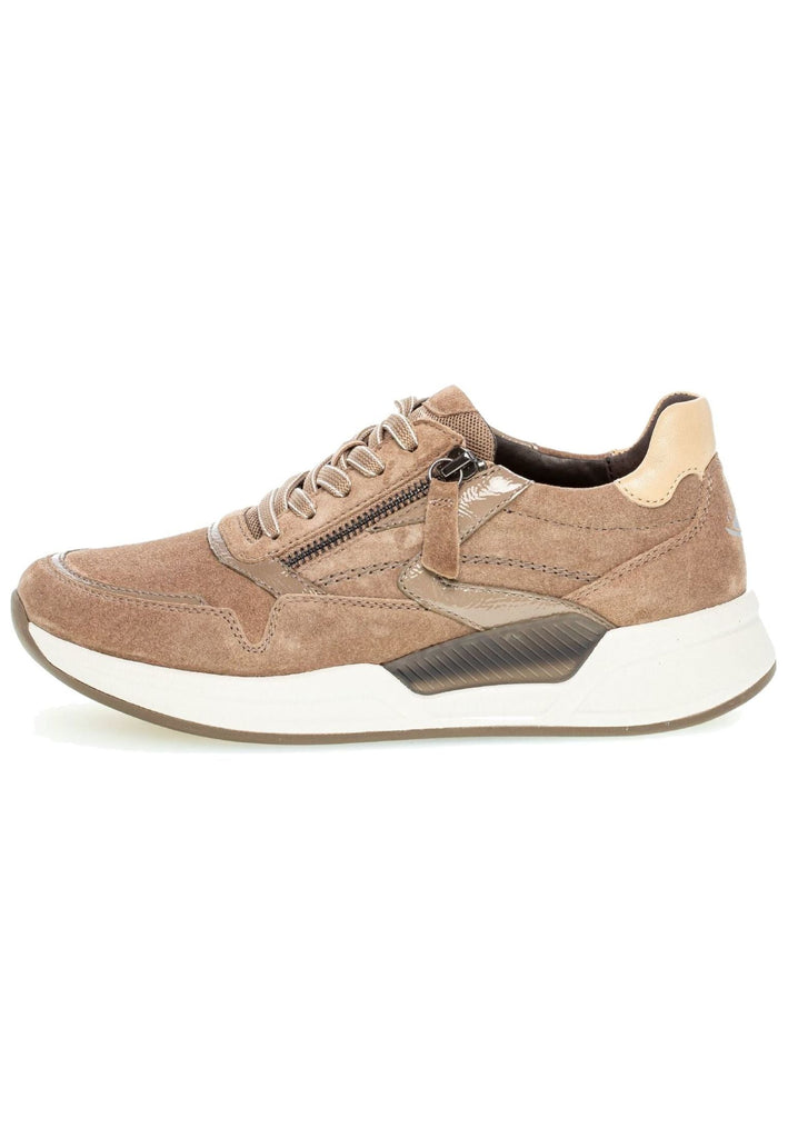 Sneaker Gabor Sneaker Veloursleder/Textil Muskat