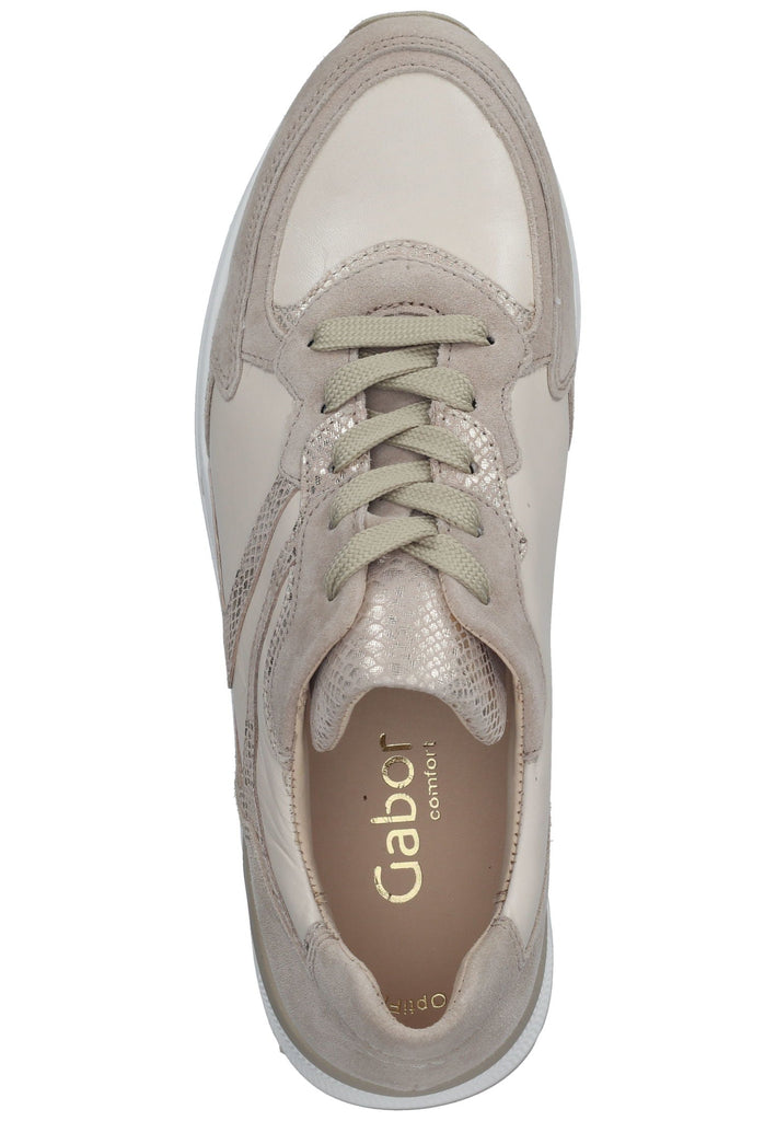 Gabor Sneaker Leder Beige