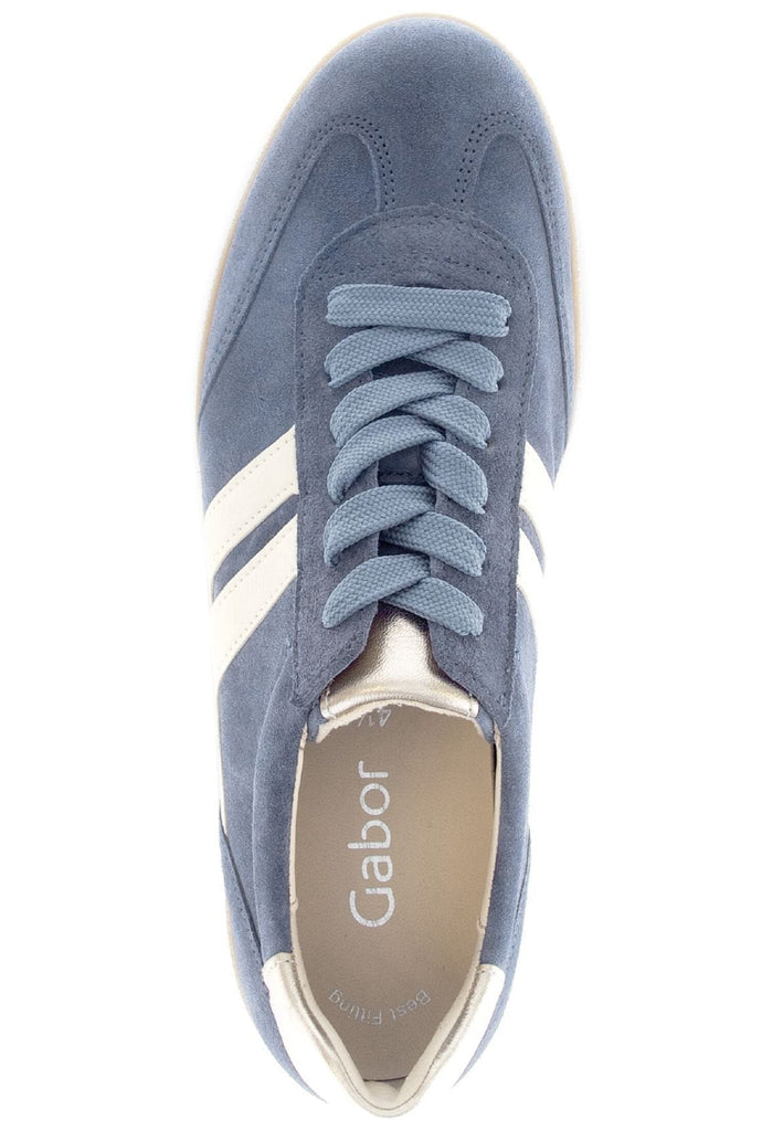 Gabor Sneaker Leder Blau/Beige