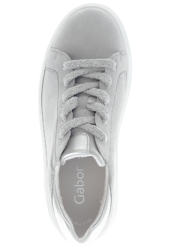 Gabor Sneaker Leder Hellgrau