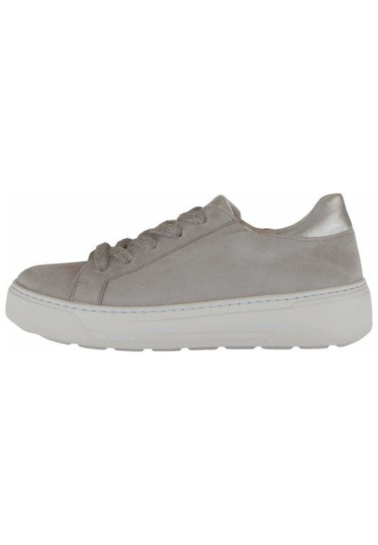 Gabor Sneaker Leder Hellgrau