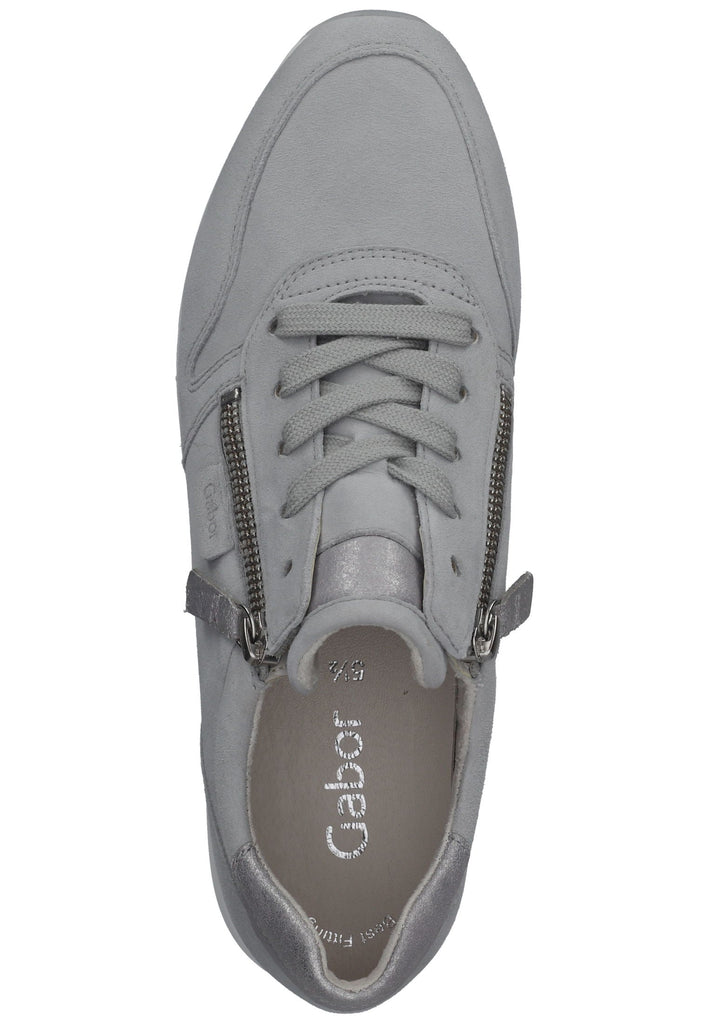 Gabor Sneaker Leder Hellgrau