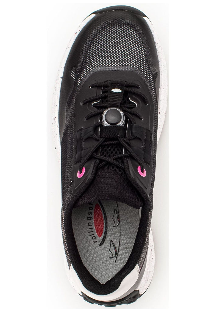 Gabor Sneaker Leder/Mesh Schwarz/Pink