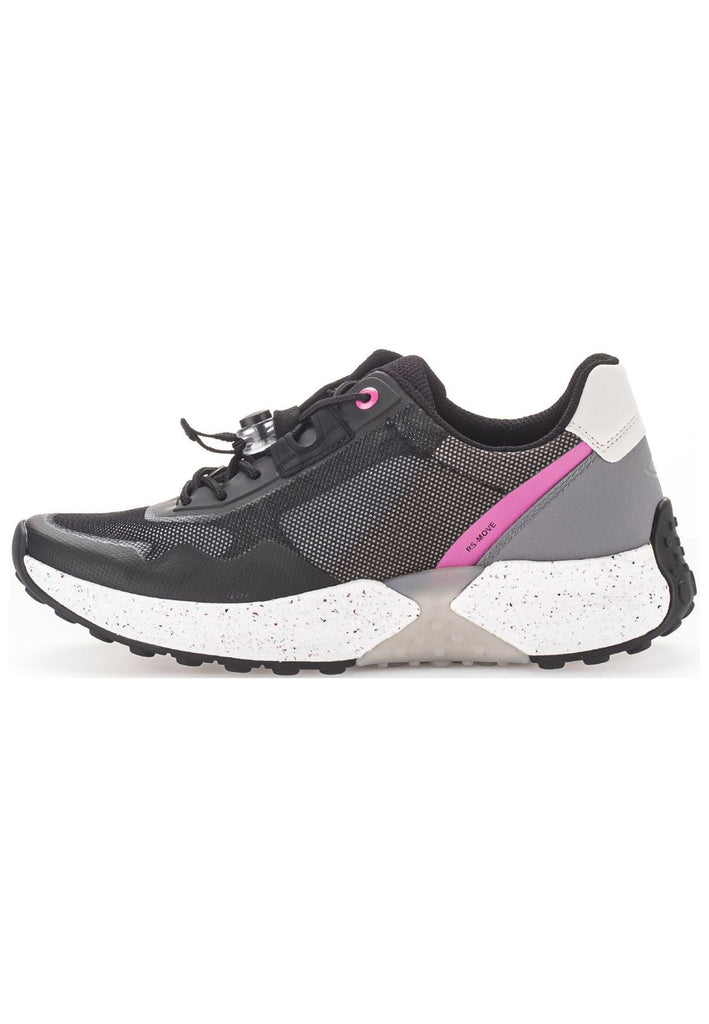 Gabor Sneaker Leder/Mesh Schwarz/Pink