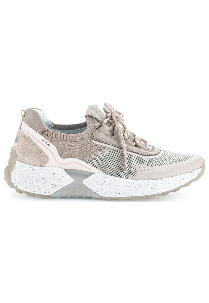 Gabor Sneaker Leder/Mesh Weiß/Beige