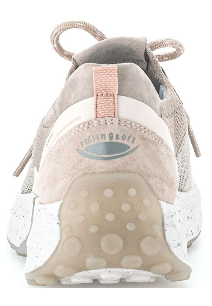 Gabor Sneaker Leder/Mesh Weiß/Beige