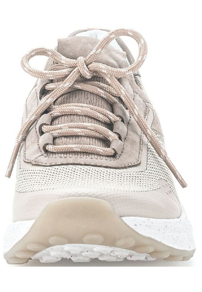 Gabor Sneaker Leder/Mesh Weiß/Beige