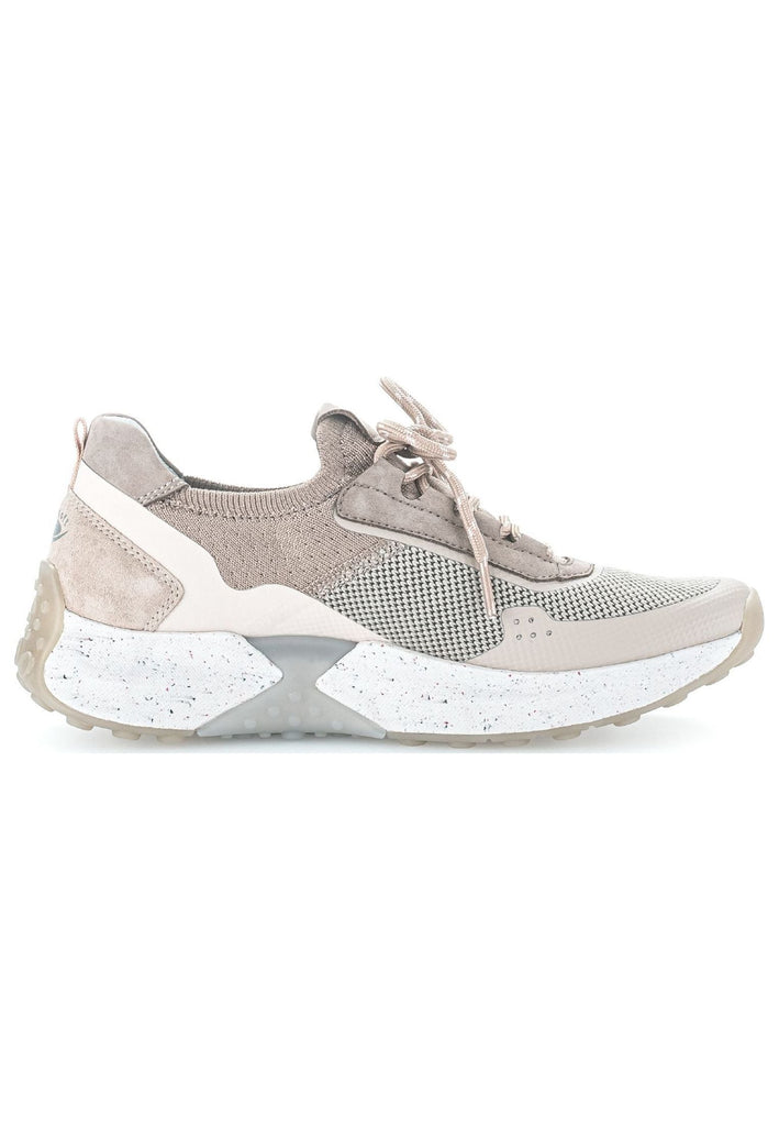 Gabor Sneaker Leder/Mesh Weiß/Beige