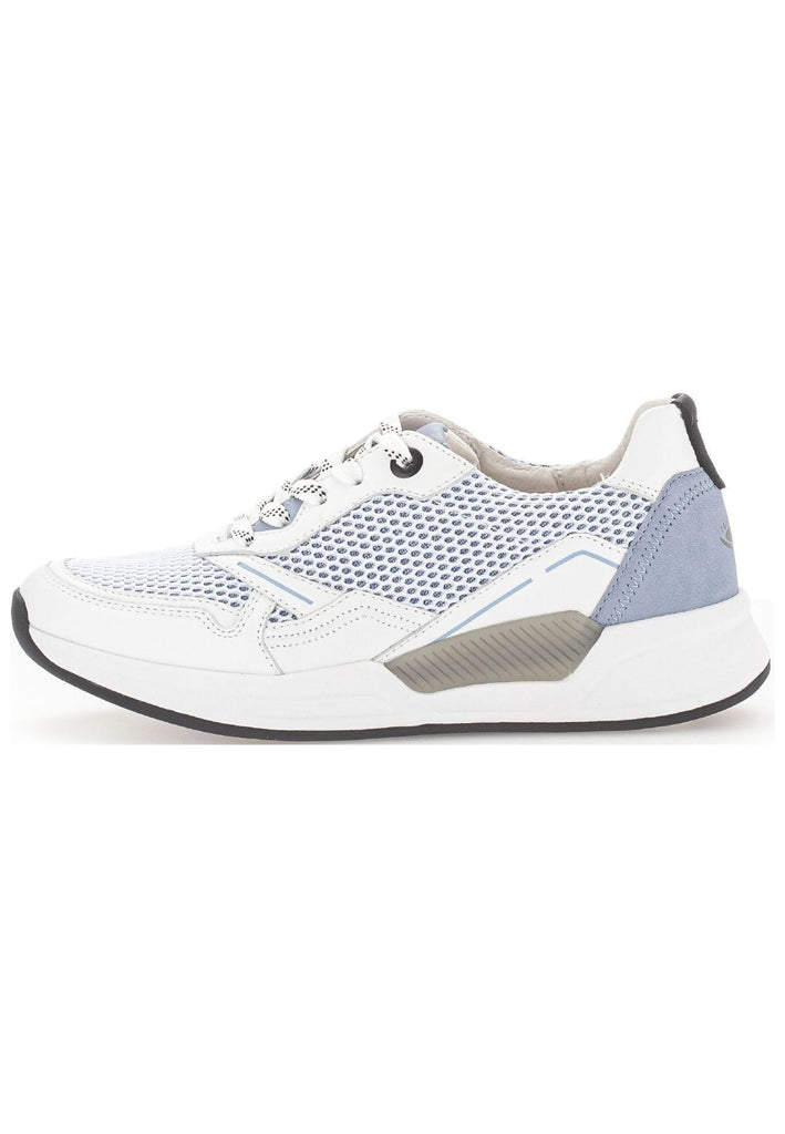 Gabor Sneaker Leder/Mesh Weiß/Blau