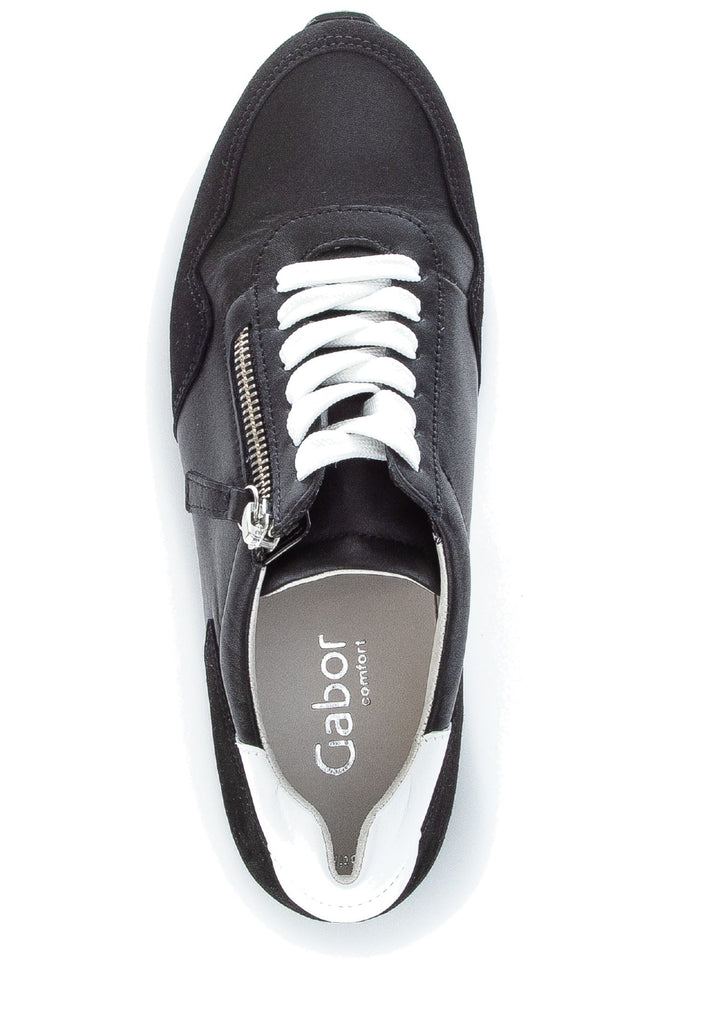 Gabor Sneaker Leder Schwarz