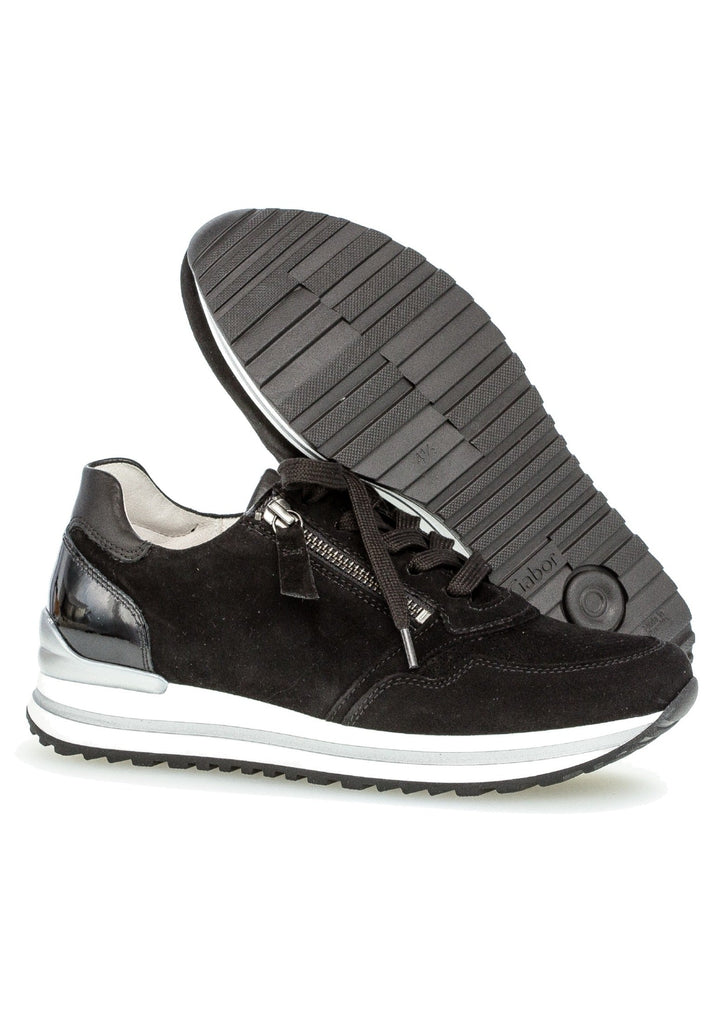 Gabor Sneaker Leder Schwarz