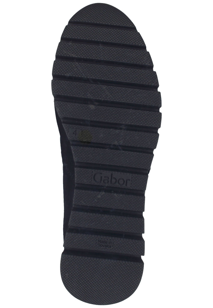 Gabor Sneaker Leder Schwarz/Anthrazit