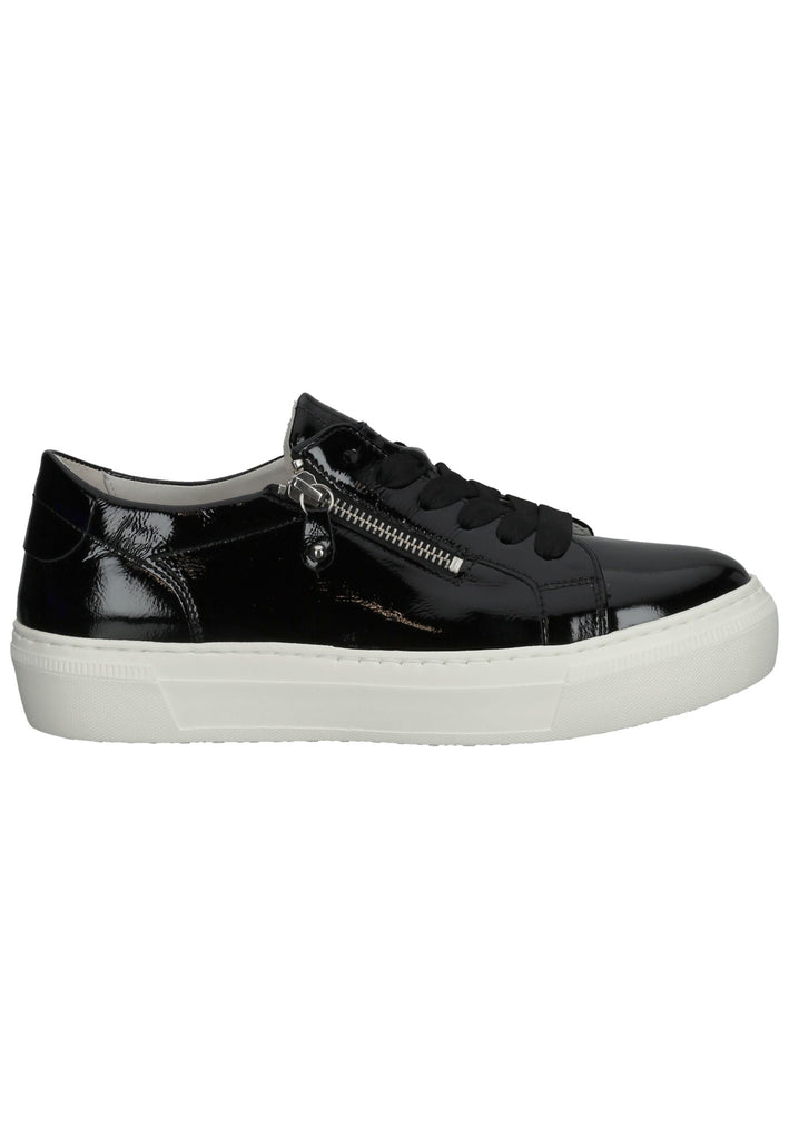 Gabor Sneaker Leder Schwarz Lack
