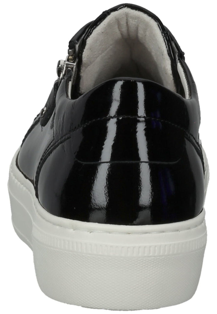 Gabor Sneaker Leder Schwarz Lack