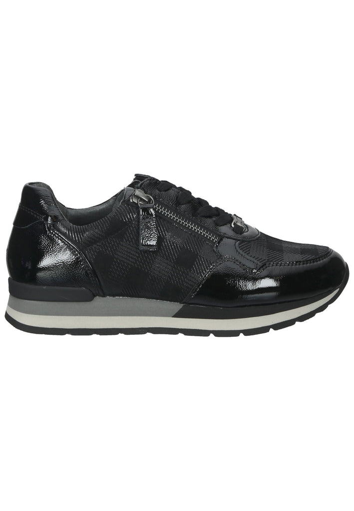 Gabor Sneaker Leder Schwarz Lack
