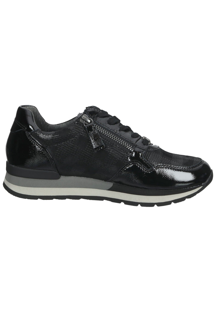 Gabor Sneaker Leder Schwarz Lack